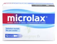 Microlax Sorbitol Citrate Et Laurilsulfoacetate De Sodium S Rect En Récipient Unidose 12récip-unidoses-can/5ml à LORMONT