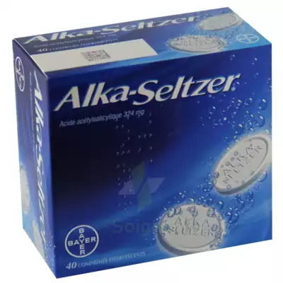 Alka Seltzer 324 Mg, Comprimé Effervescent B/40 à LORMONT