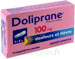 Doliprane 100 Mg Suppositoires Sécables 2plq/5 (10) à LORMONT