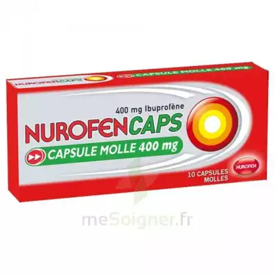Nurofencaps 400 Mg Caps Molle Plq/10 à LORMONT