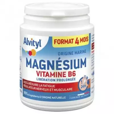 Alvityl Magnésium Vitamine B6 Libération Prolongée Comprimés Lp Pot/120 à LORMONT