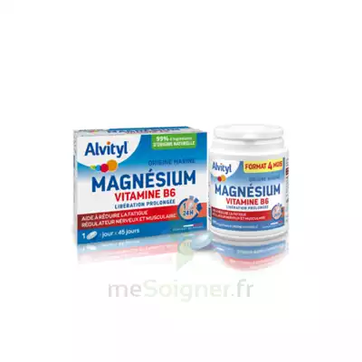 Acheter Alvityl Magnésium Vitamine B6 Libération Prolongée Comprimés LP B/45 à LORMONT